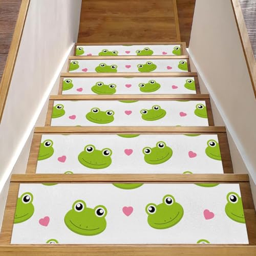 Ranas antideslizantes escaleras madera lavables interiores niños 2