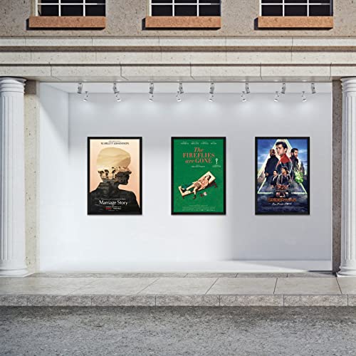 Lyeasw Black 24X36 Poster Frames, Large 24 By 36 Picture Frame For Horizontal Or Vertical Wall Mounting, 7 Pack #TOP1