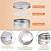 24pcs Tarros de Aluminio vacío, Vacíos Recipiente de cosmética Tarros Pequeños Viajes...