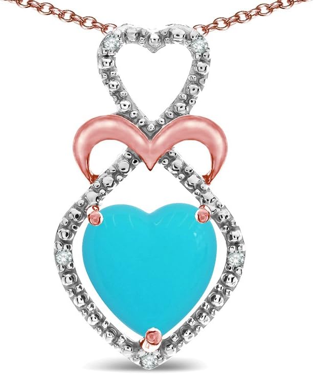 Amazon | STAR K 14 Kハートシェイプ8 mmハートペンダントネックレス