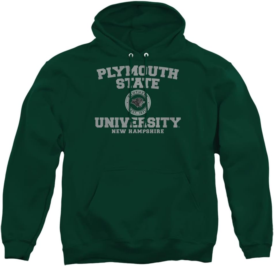 LOGOVISION Plymouth State University Official Circle Logo Unisex Adult Pull-Over Hoodie