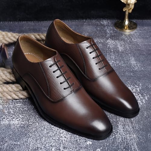 Image of LOUIS STITCH Men's Derby Formal Shoes| Handmade Italian Leather Shoes for Men (LSEUPLDY)
