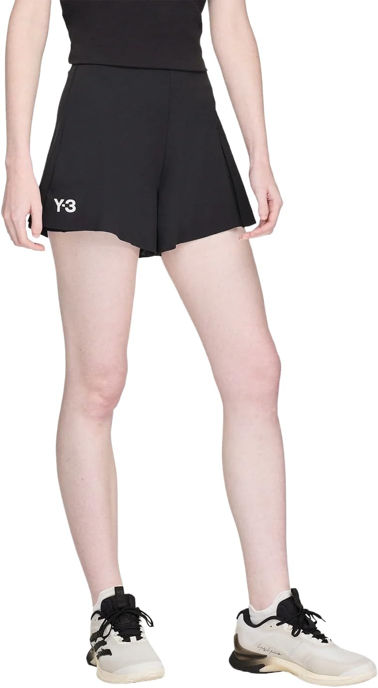 adidas Y-3 Women's Tennis PRO Match Slim FIT Shorts, Black, XS