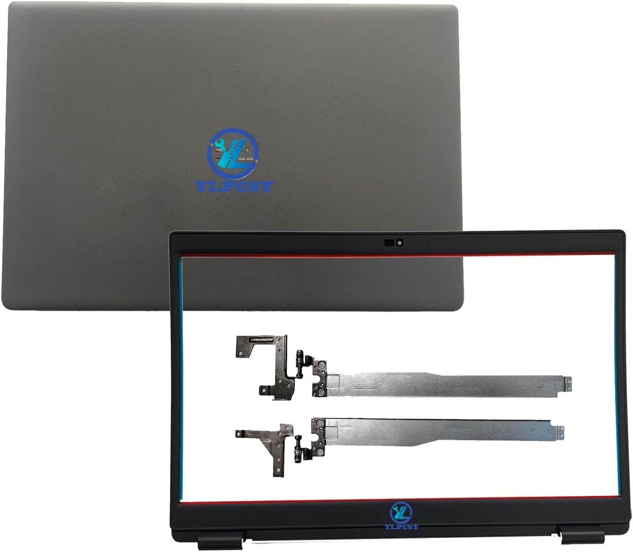 08XVW9 8XVW9 0GCK6R GCK6R Replacement Laptop LCD Back Cover Top Case Rear Lid with Hinges and Front Bezel Frame for Dell Latitude 3510 E3510 Black