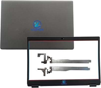 08XVW9 8XVW9 0GCK6R GCK6R Replacement Laptop LCD Back Cover Top Case Rear Lid with Hinges and Front Bezel Frame for Dell Latitude 3510 E3510 Black