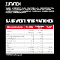 Enervit Carbo Gel C2:1PRO Lime – Energie Gel mit 40 g Kohlenhydraten pro Portion und 50% schneller absorbierten Kohlenhydraten, Limettengeschmack, Vegan, Glutenfrei, 7 Packungen à 60 ml – Ansicht 4