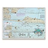 Destin, FL Wall Art | 18' X 24' | Artwork and Map Printed on Wood Slats for Unique Pallet Style Map Home Décor | Ready to Hang & Fully Assembled | Perfect Gift for the Perfect Place
