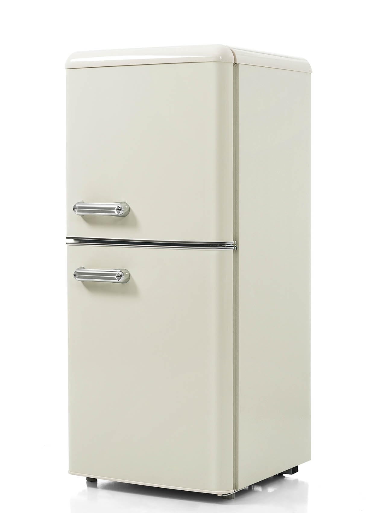 Amazon | 冷蔵庫 一人暮らし 108L 小型 2ドア 冷凍冷蔵庫 【レトロで