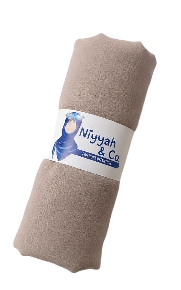 Niyyah & Co. Jersey Hijab Nude Cotton Blend-picture-30