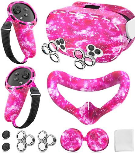 Silicone Cover Set for Meta Quest 3S accessories