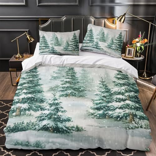 Housse de couette impression 3D lit king microfibre ultra douce