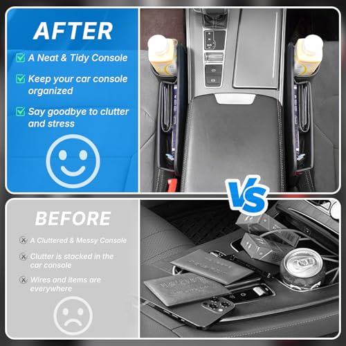 Organizador de Puente para Asiento de Carro 2 Pack miniatura 4