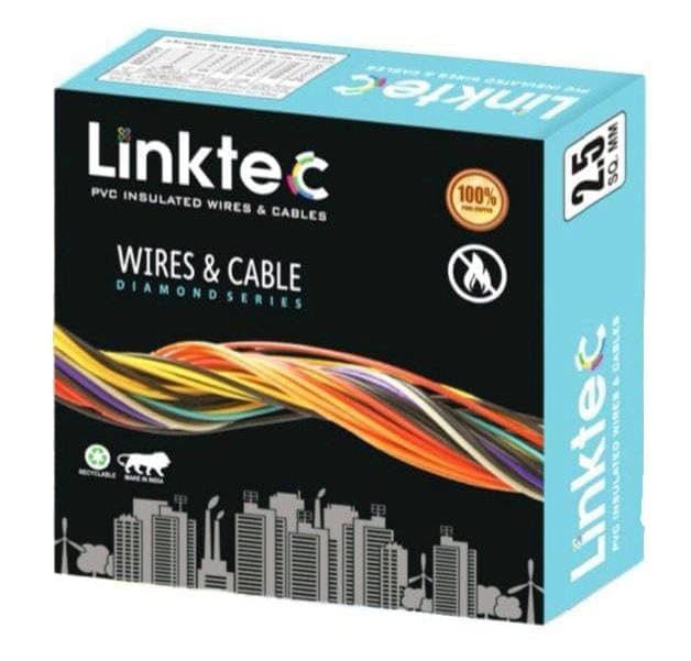Image of PVC Insulated Wire 90 Meter Copper Wire (RED, 2.50 SQ MM)