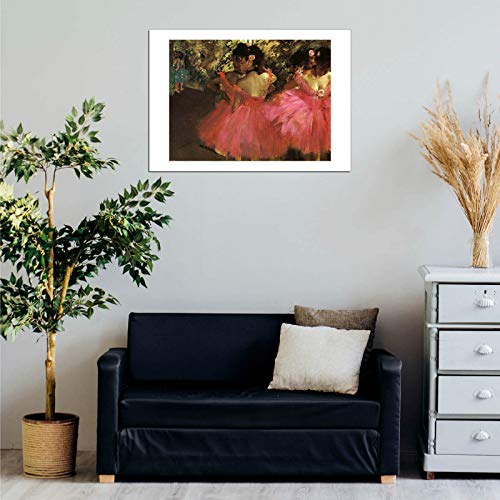 Dancers en rose Degas grand format impression d'art mat pour masquer les reflets muraux - 2