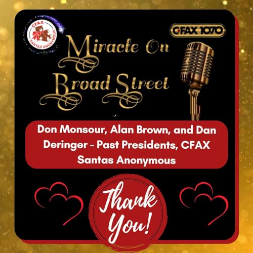 Miracle on Broad Street 2023 - Don Monsour, Alan Brown, and Dan Deringer - Past Presidents, CFAX Santas Anonymous