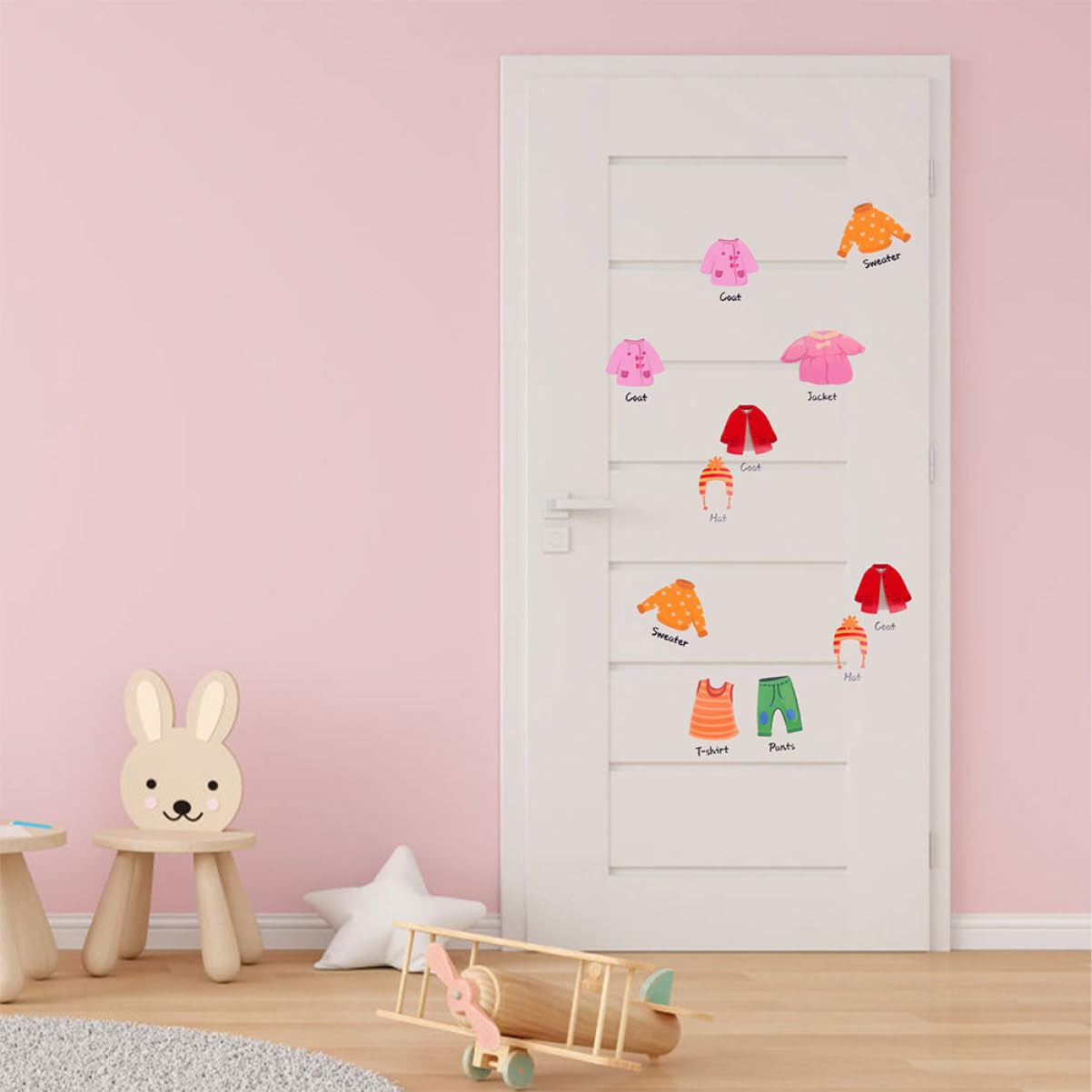 Didiseaon 8 Set Etichette per Abbigliamento Stickers per Organizzazione Facili Applicare e Rimuovere per La Classificazione Dei Camera