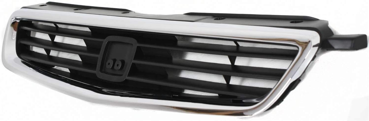 Garage-Pro Grille Assembly for HONDA CIVIC 96-98 Chrome Shell/Ptd-Black Insert Sedan