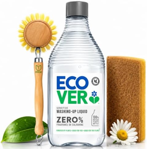 Eco Friendly Cleaning Bundle Ecover Zero Washing Up Liquid 450ml ...