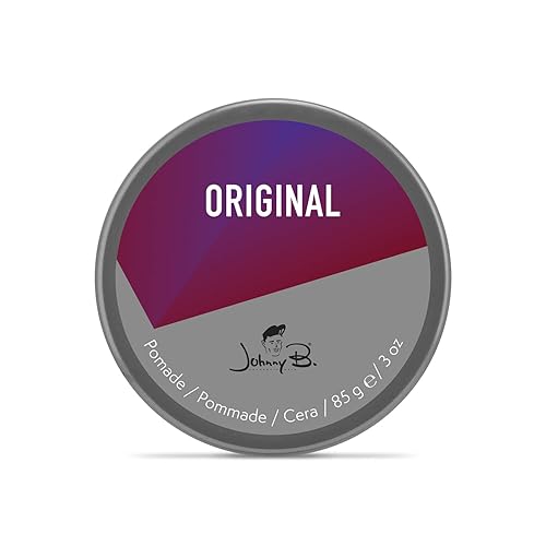 Miniatura 2 de JOHNNY B. Pomada profesional original a base de aceite para hombres, sin gluten, 3 onzas.