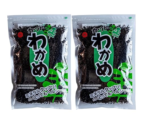 Sushi King Algues Wakame Déshydratées pour la soupe de miso, le ramen ou le sukiyaki 100 g x 2 unités - Pack Promoo