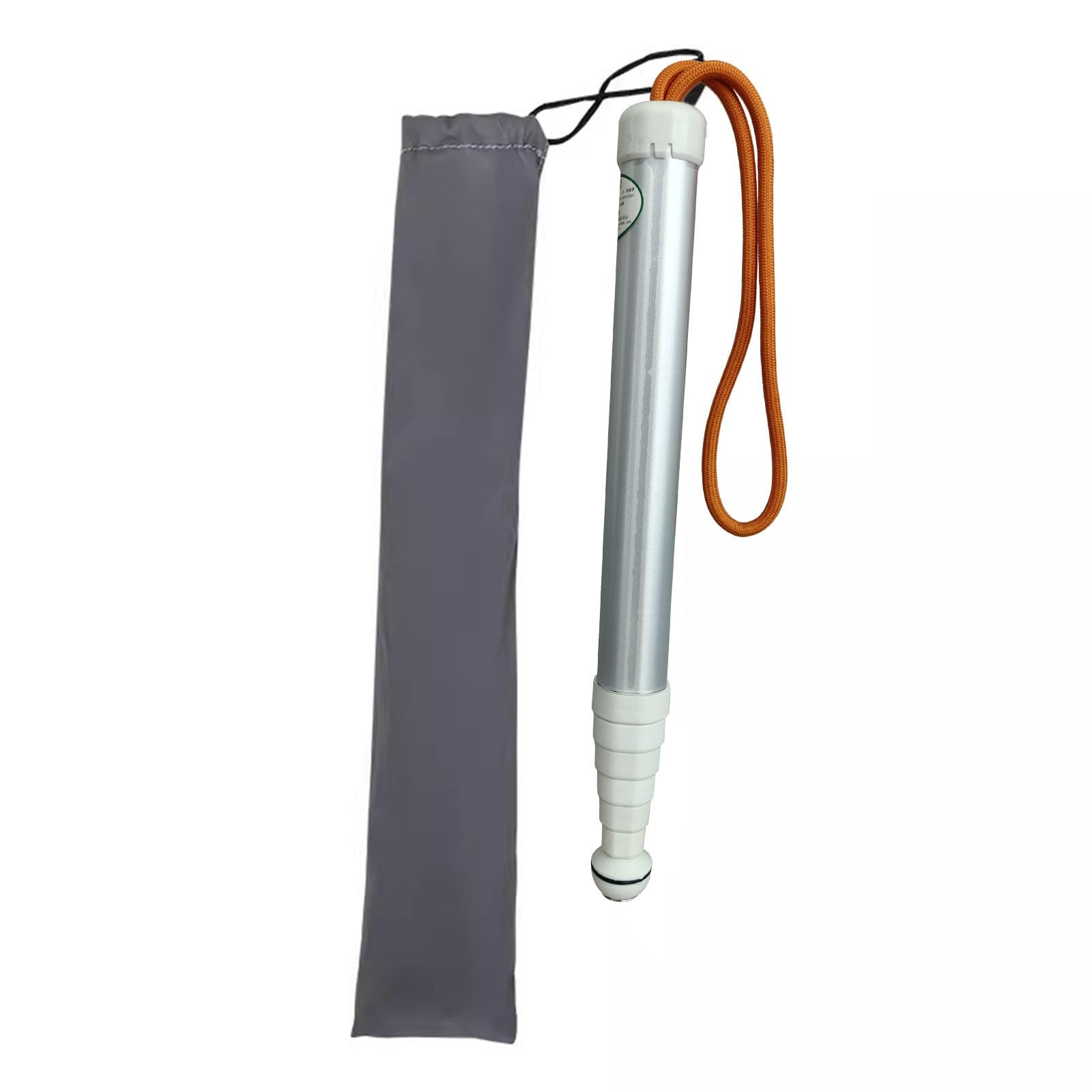 Bastone da passeggio per ciechi a 7 sezioni Bastone per ciechi pieghevole telescopico 125 cm Bastone guida in titanio per persone non vedenti o ipovedenti