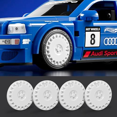 Mattel Brick Shop Hot Wheels Speed Audi, JGR28 - Görsel 3