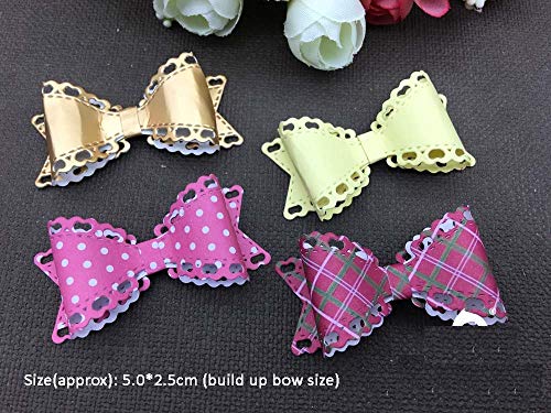 Big Hair Bow Die Cut- Bowknot Hair Bow Cutting Dies- Hair Bow Cutting Die Diy- Metal Cutting Dies Stencils For Diy- Metal Cutting Dies Stencils Diy Scrapbooking Album Paper Card (Big) #TOP6