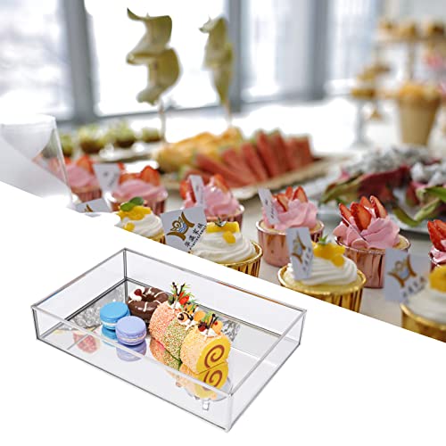 Fichiouy Silver 11 Pcs Crystal Wedding Cake Stand Set, Metal Cupcake Plate Holder Desert Display Tower Wedding Birthday Party Decoration Silver (Silver 11Pcs) #TOP3