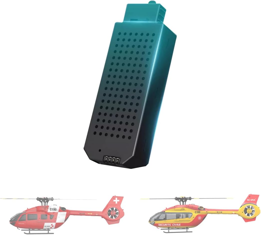 C190 RC Helicopter Battery, RC ERA C190 H145 2S 7.4 V 1200 mAh LiPo Battery
