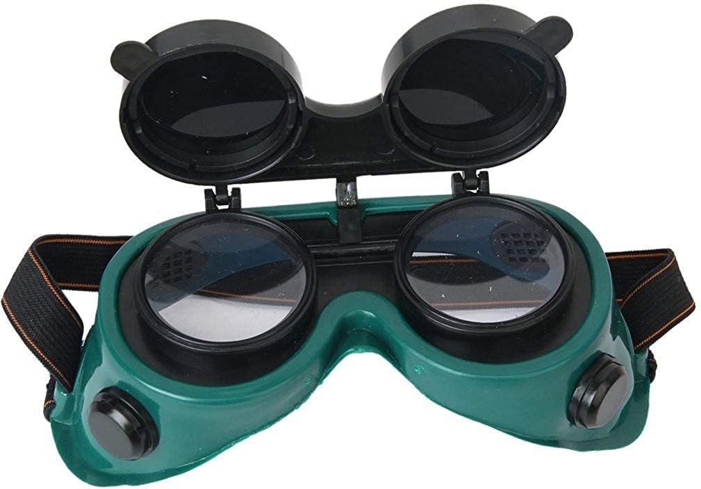 KROST Flip Up Lens Eye Glasses Welding Goggles (Green/Black) (2) (B0CT8XJCWS) Amazon Price History, Amazon Price Tracker