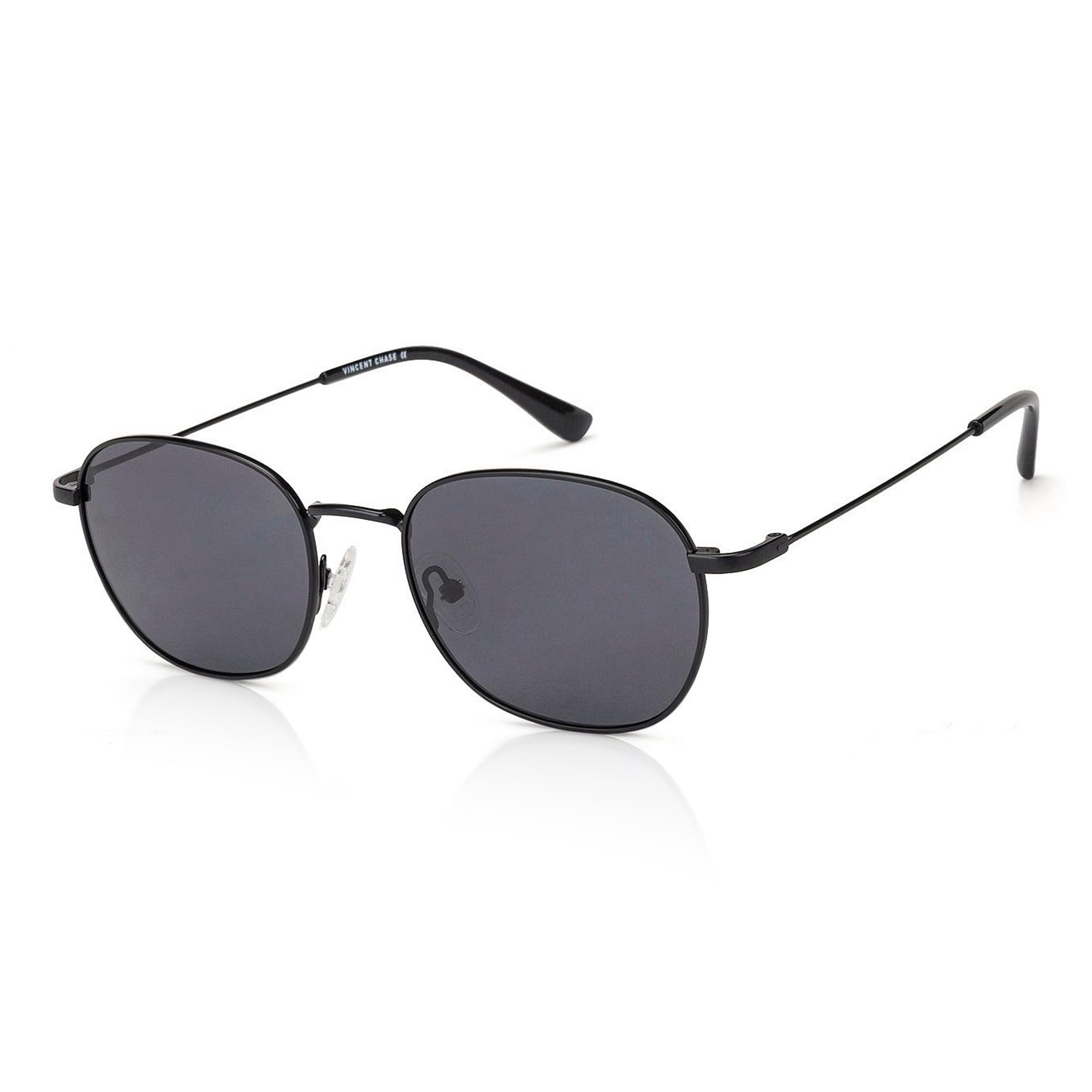 By Lenskart | Full Rim Round Sunglasses | Polarized And 100% Uv Protected | Men's & Women's | Large | VC S13132-image-22