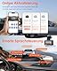 VANTRUE E2 2.7K+2.7K Dashcam Auto vorne hinten 5GHz WiFi 9MB/S GPS, Fernbedienung Sprachbefehle Dash cam Dual 1944P/1440P WDR Nachtsicht Puffer Parkmodus Auto Kamera, 2.45’’ 320° G Sensor, max. 512GB