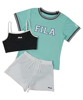 プアラニ　セパレート水着3点セット Amazon.co.jp: [フィラ] 水着 タンキニ 女の子 ガールズ キッズ