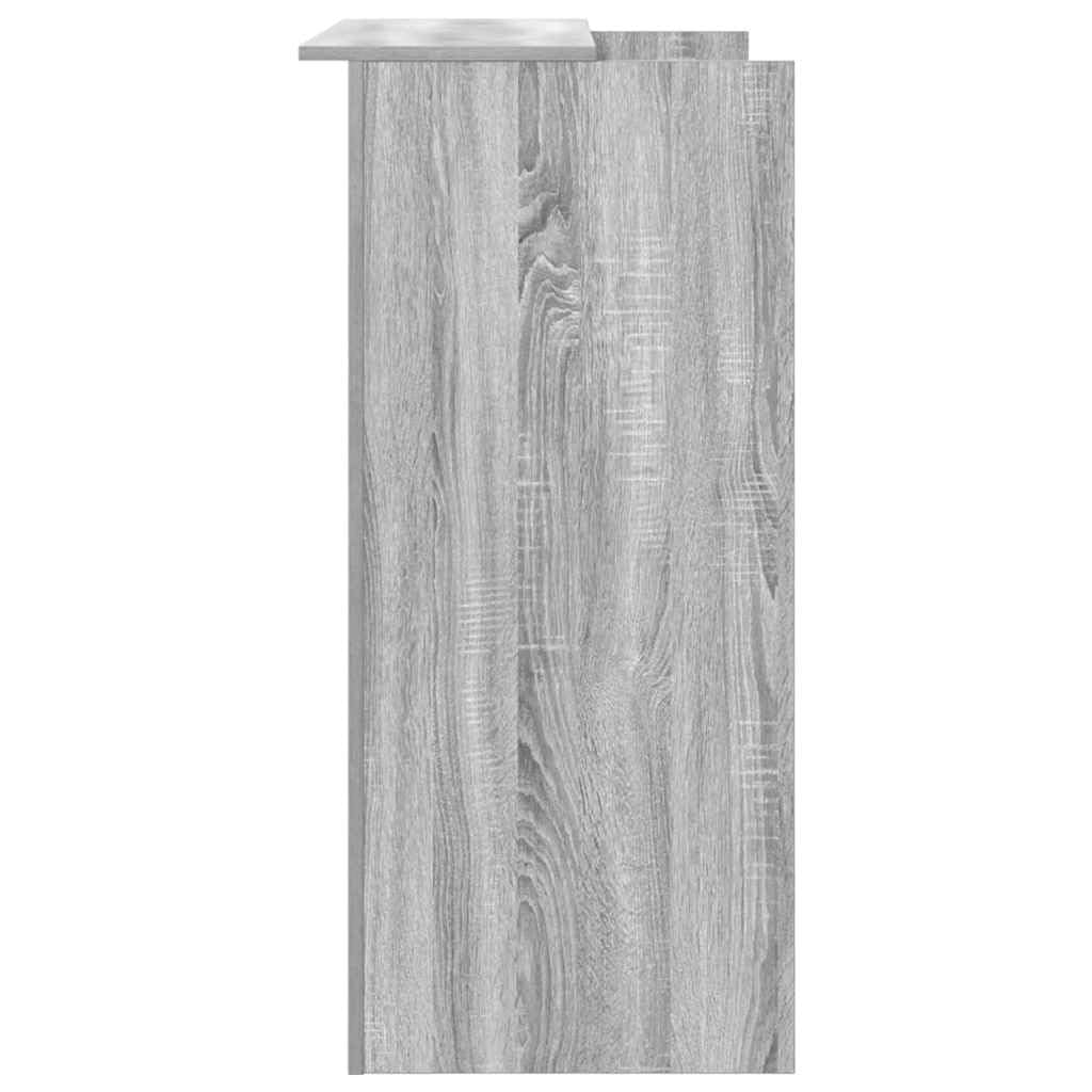 vidaXL Banco Reception Grigio Sonoma 100x50x103,5 cm Legno Multistrato Ufficio