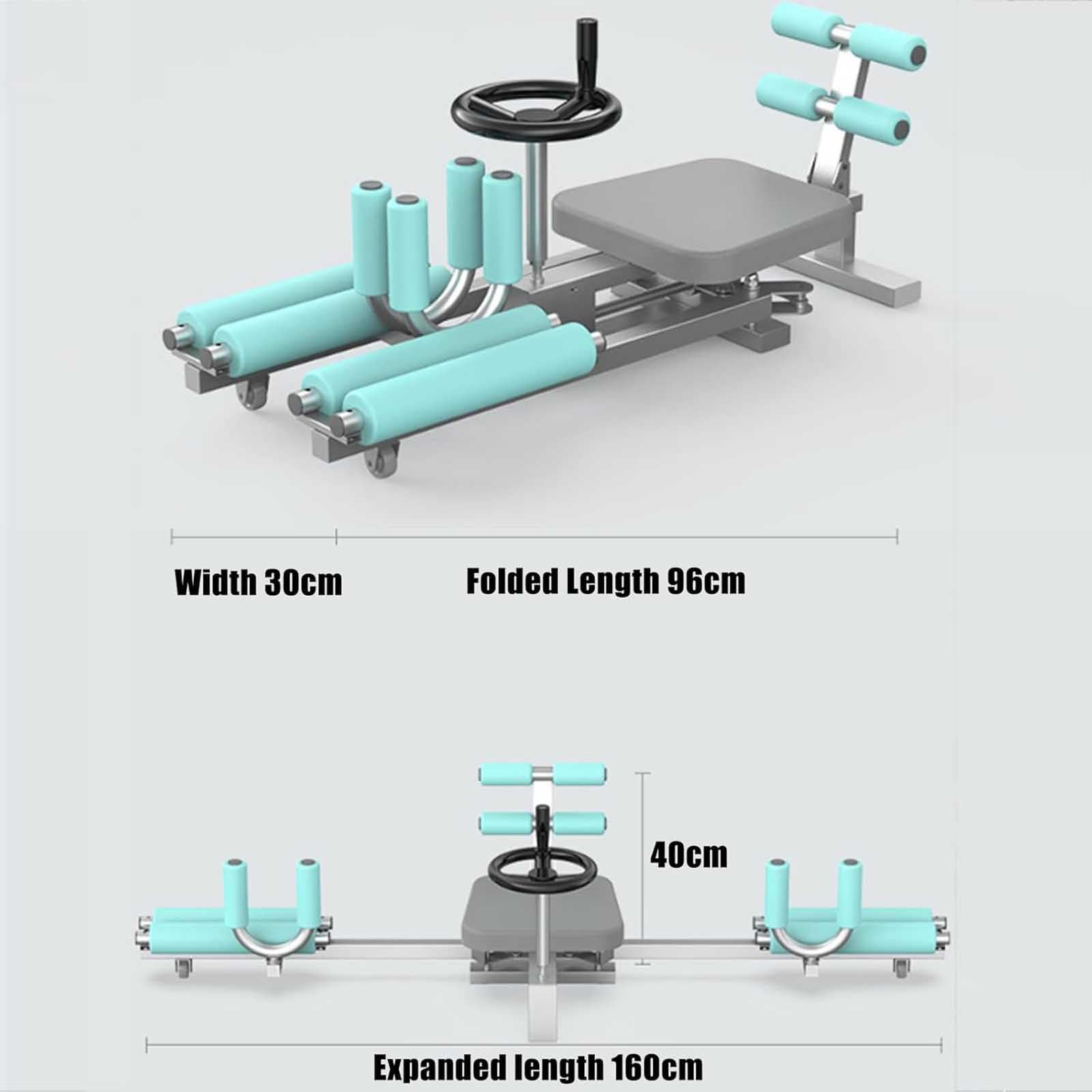 Generisch Beinspreizer Spagattrainer Leg Stretcher Bein-Spreizer Für Yoga 3 Bar Bein Split Stretching Maschine Für Yoga Tanz Kampfkunst Fitness-Center Und StretchausrüStung,B