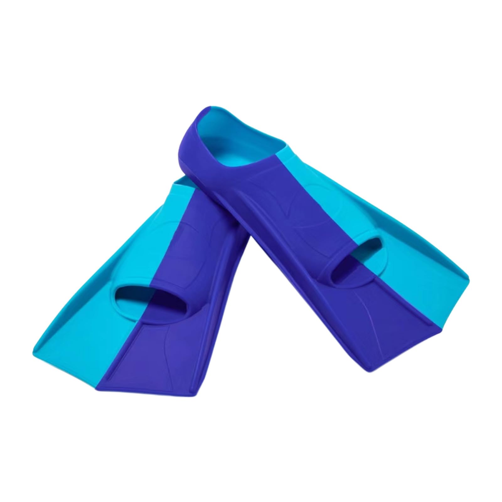 Aletas cortas de silicona para entrenamiento de natación, aletas de buceo para mejorar la propulsión y velocidades de natación más rápidas