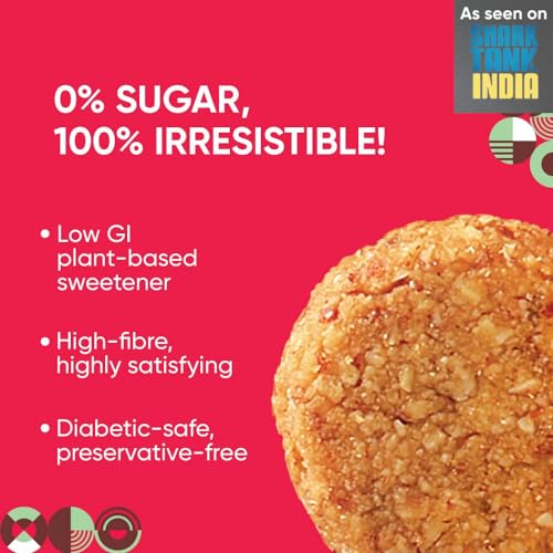 Image of Artinci Coconut Cookies (185g x Pack of 3), Sugar Free Biscuits for Diabetic Patients, No Maida, No Palm Oil, Keto Friendly & Low Carb Digestive Biscuits, Healthy Snacks, As Seen on Shark Tank India