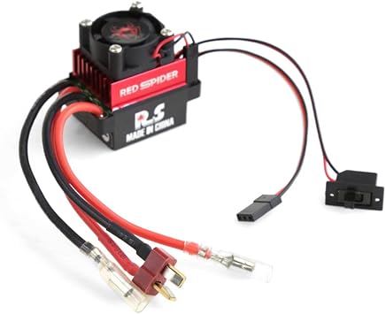 RC Araba ESC, 60A F r alanm  ESC Su Ge irmez Elektronik H z Kontrol r  TRX4 SCX10 RC Paletli Araba i in T Fi