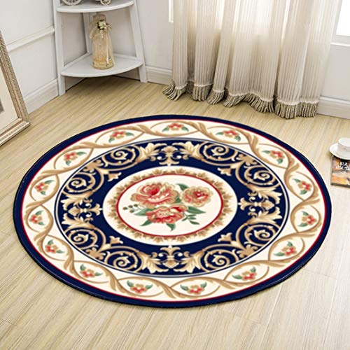 センターラグ 滑り止め ラグマット 夏用 おしゃれ 北欧 西海岸 オシャレ 花柄 円形 アクセントラグ 洗える カラー 軽量 ダイニング リビング やわらか 140*140 玄関用 防ダニ ホットカーペット対応 室内用