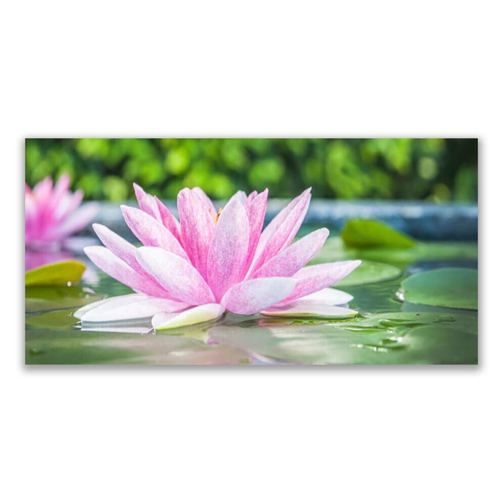 Tableau Décoration Fleur d'eau Tulup Impression sur Toile 120x60cm Déco Mural