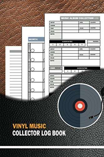 Vinyl Music Collector Log Book: CD, Vinyl & Cassette Lovers Inventory Tracker To Record Your Thoughts, Rating & Reviews About Your Favorite ... Diary & Notebook With Bonus Undated Calendar image 2