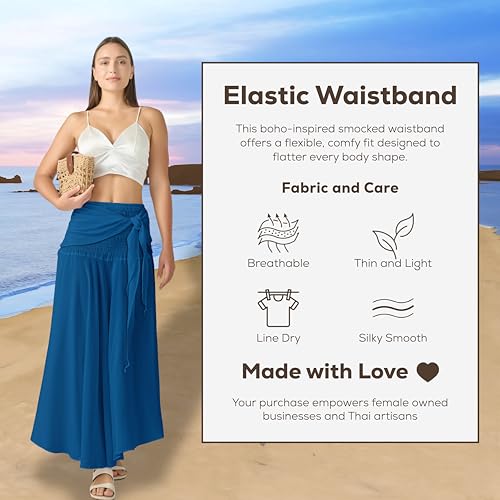 Image of Joob Joob Long Boho Skirts for Women - Bohemian Hippie Maxi Summer Skirt