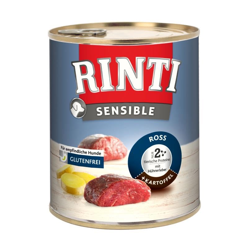 futterplatz.de Rinti Nassfutter Bundle Hypoallergen Pferd für Hunde - Basic 1