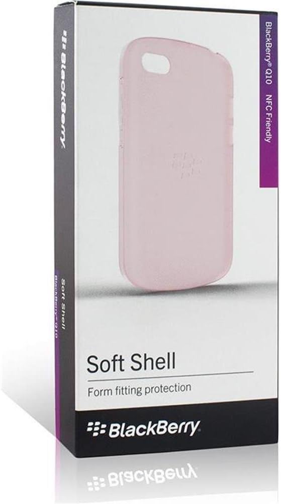 BlackBerry Acc-50724-303 Q10 Ballet Pink Soft Shell Cover