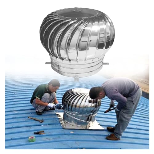 Stainless steel roof wind turbine ventilator