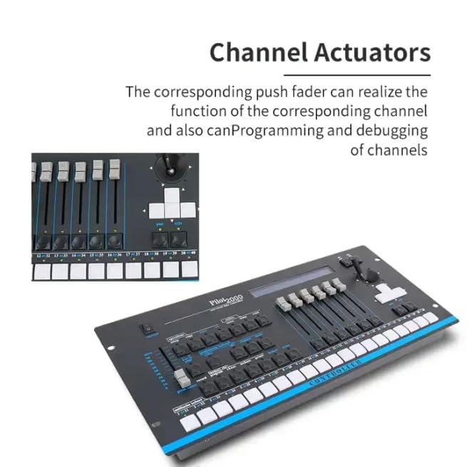 Image of Dabeatz 512 Channels DMX512 pilot 2000 DJ Light Mixing Controller for Stage Lighting, DJ Lights, Par Lights, Moving Head Lights and Pubs | LED Light Controllers | DMX Console,512CH Dmx512 Console