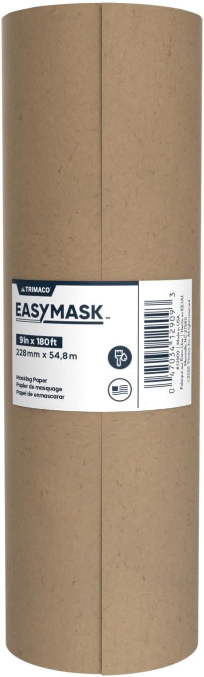 Easy Mask Brown General Purpose Masking Paper, 9-inch X 180-feet