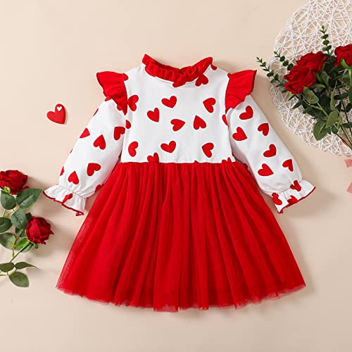 Baby Girl Halloween Dress Long Sleeve Crew Neck Dot Tutu Tulle Dress Boo Costume Princess Dress Fall Clothes Outfits2