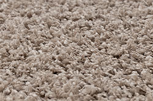 Alfombra de pasillo SOFFI Beige: pelo largo de 5cm y confort térmico para tu hogar 6