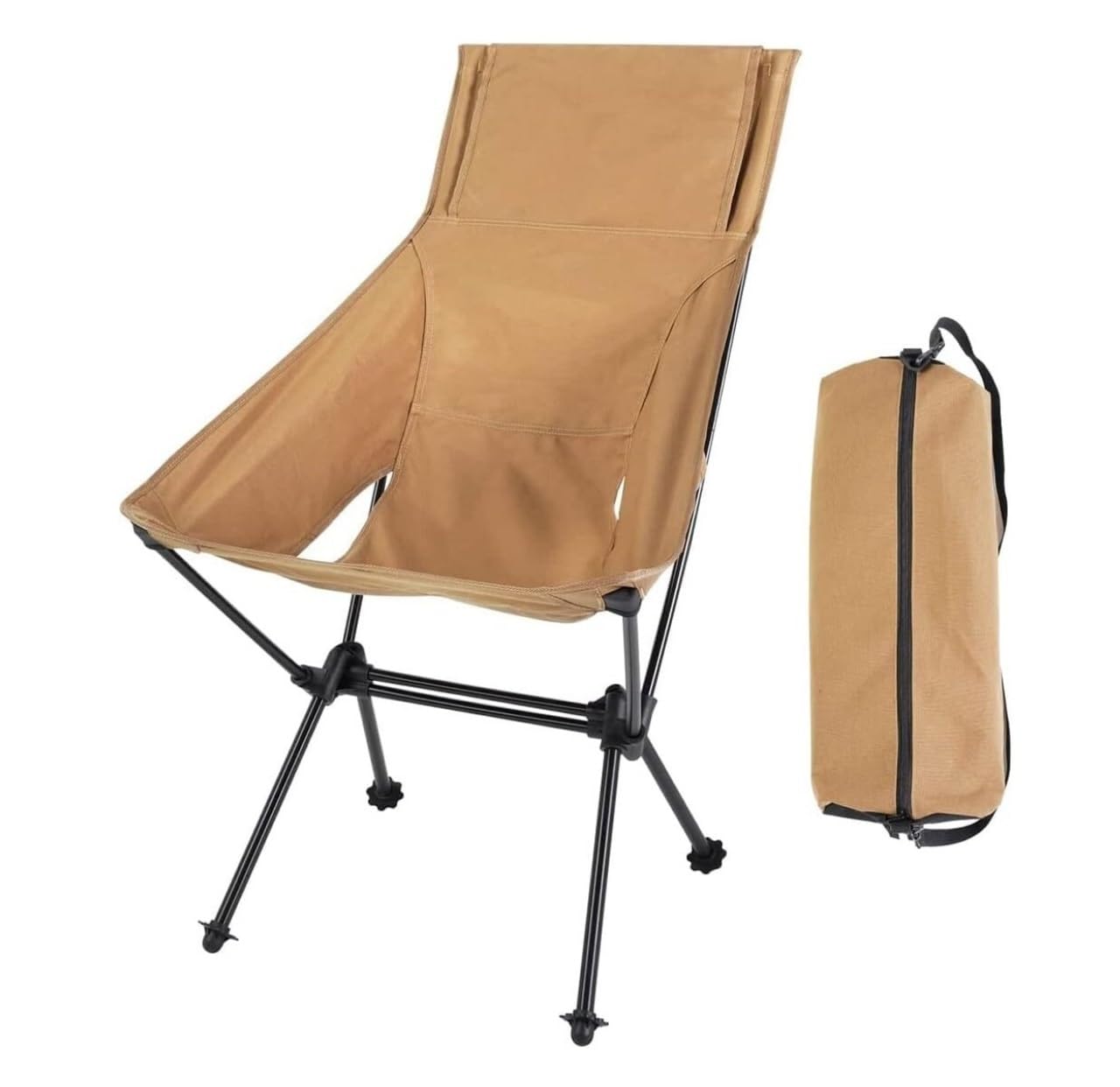 Habrur Campingstuhl Faltbar Angelstuhl Klappbar Outdoor-Campingstuhl, Leichter Tragbarer Klappstuhl, Zusammenklappbarer Stuhl Für Reisen, Strand, Picknick, Festival, Wandern Klappstühle Camping Stuhl